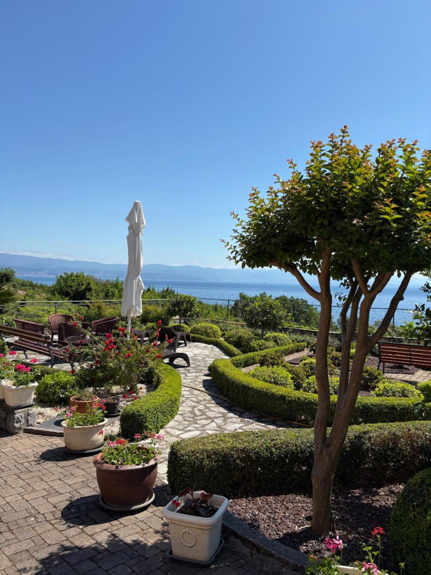 Bed And Breakfast Villa Iris Mošćenička Draga Kültér fotó